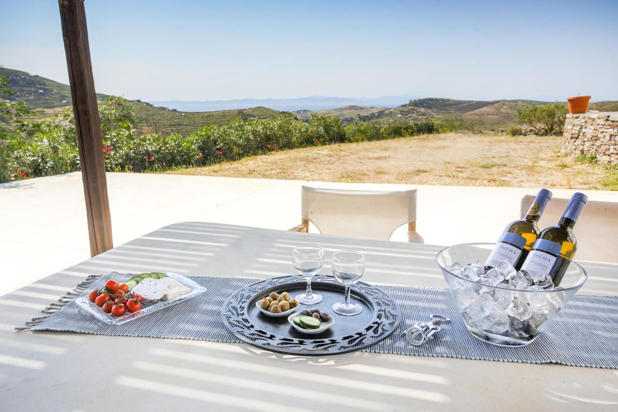 Kea Villa Thea- Villa Ilios Vourkárion Rum bild