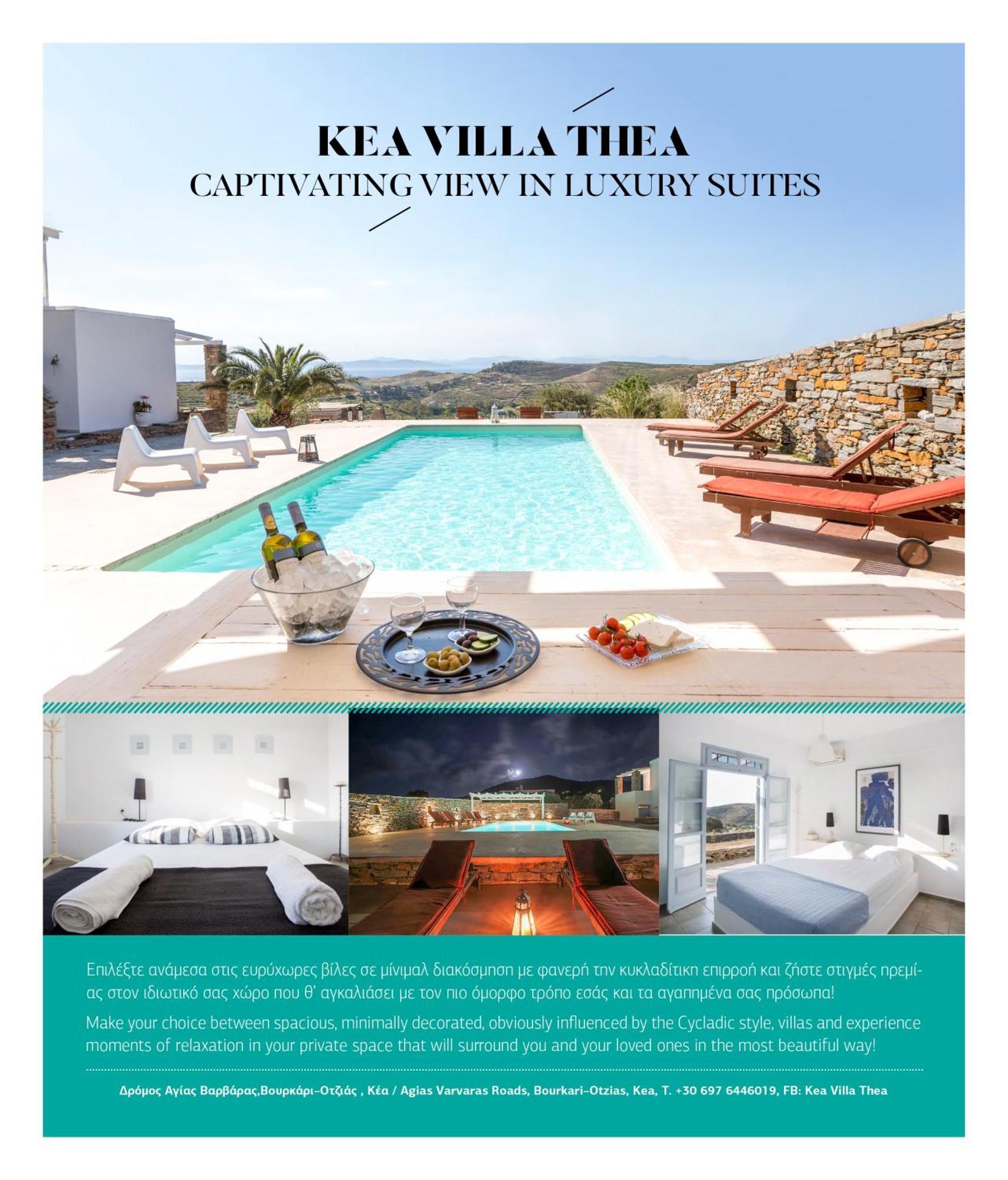 Kea Villa Thea- Villa Ilios Vourkárion Exteriör bild